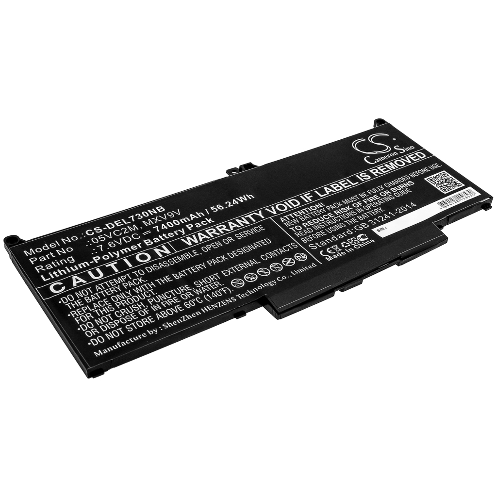 Notebook battery DELL CS-DEL730NB