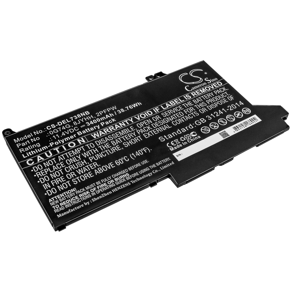 Batterie pour ordinateur portable DELL CS-DEL738NB