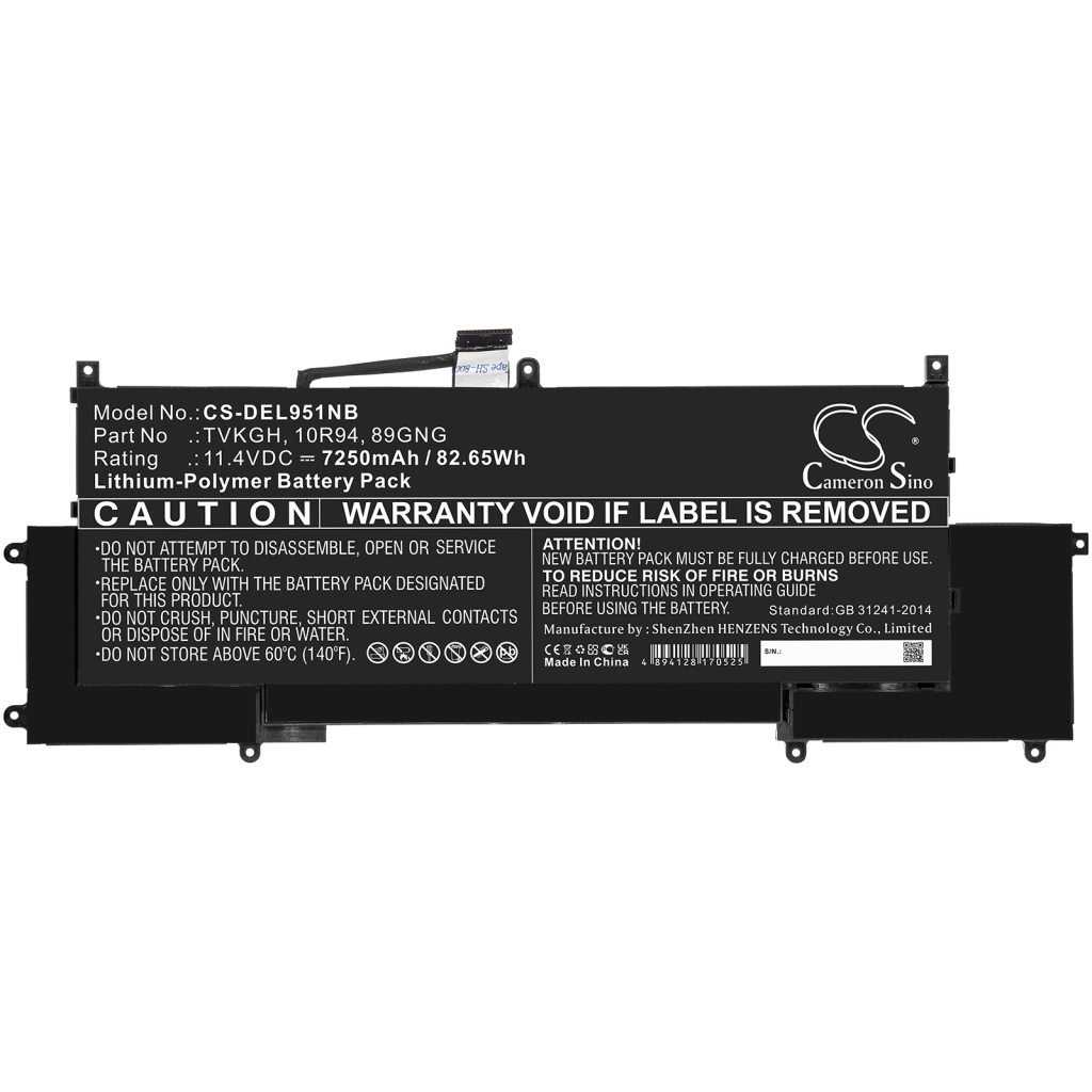 Notebook battery DELL CS-DEL951NB