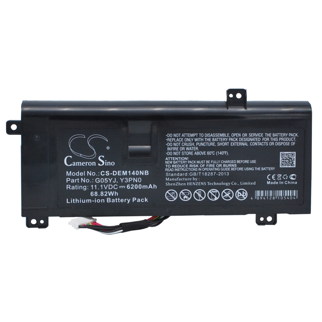 Batterie pour ordinateur portable DELL CS-DEM140NB