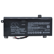 Compatible battery replacement for DELL 08X70T,0G05YJ,8X70T,G05YJ,GO5YJ...