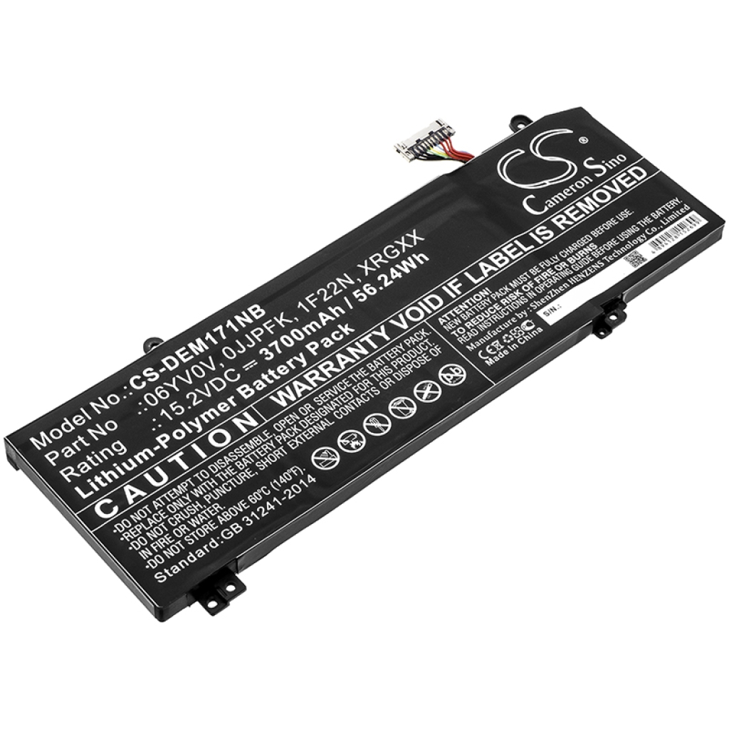 Batterie pour ordinateur portable DELL ALIENWARE M17 R1