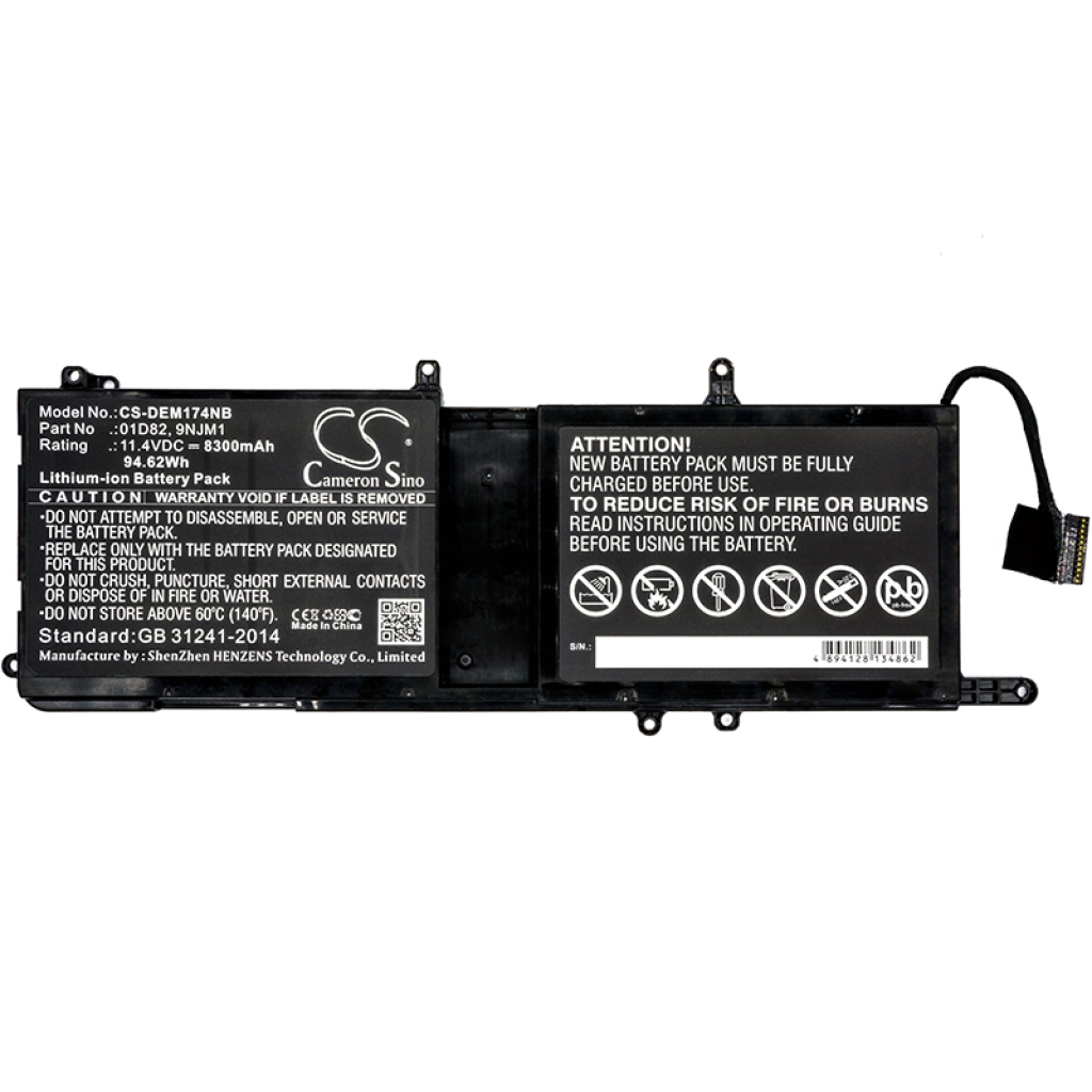 Batterie pour ordinateur portable DELL Alienware 15