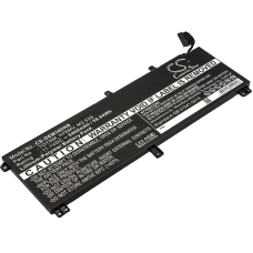 Remplacement de batterie compatible pour DELL  7D1WJ, OH76MV, 451-BBEK, Y758W, M2.5X5...