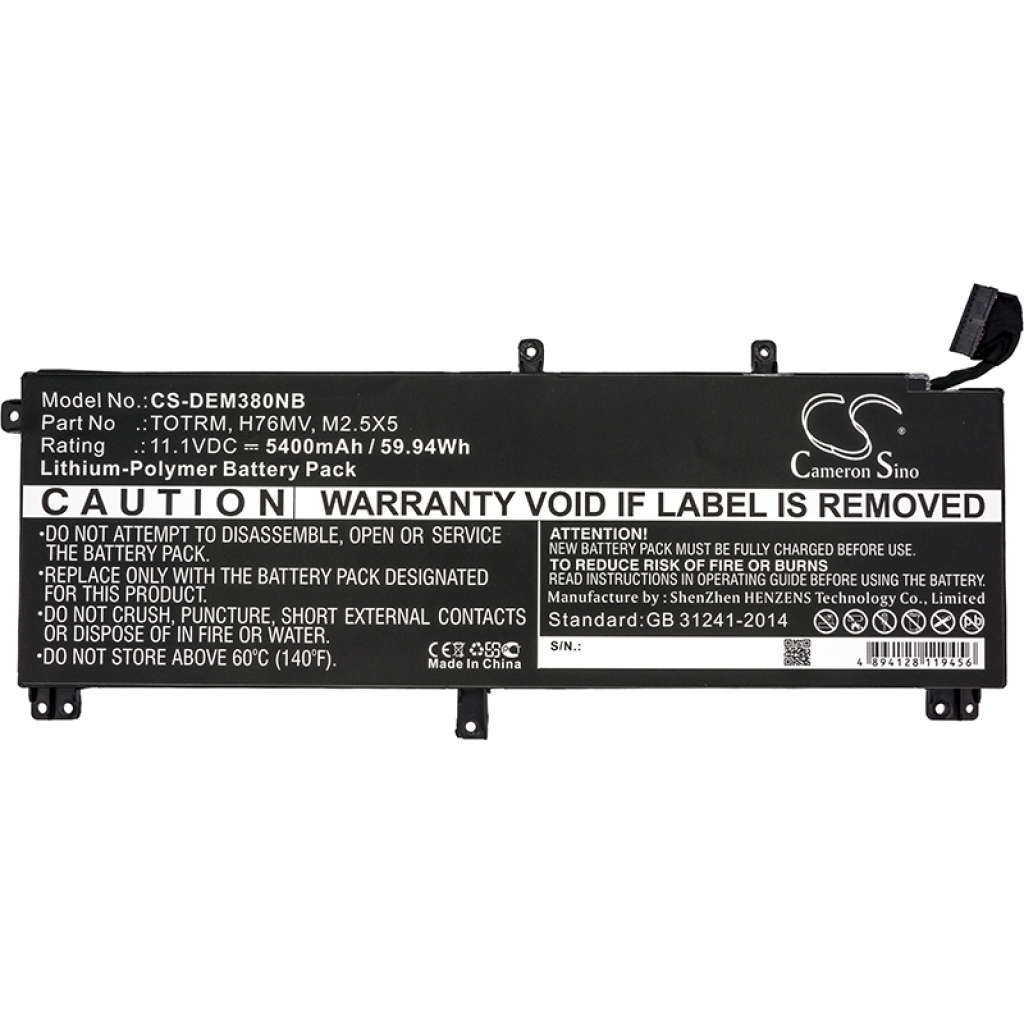 Batterie pour ordinateur portable DELL XPS 9530