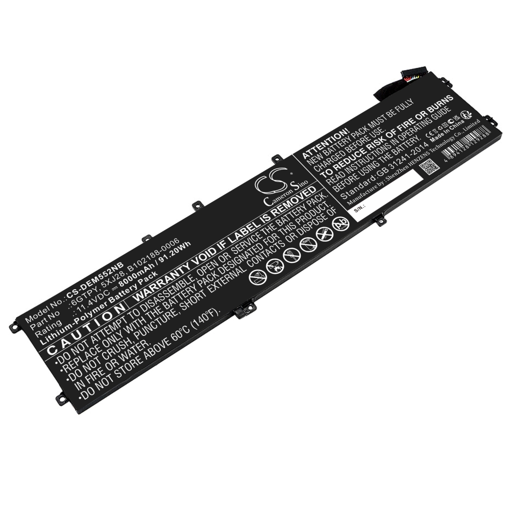 Batterie pour ordinateur portable DELL Precision 5510