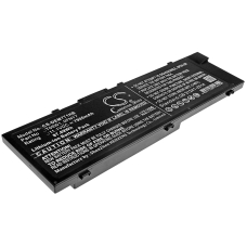 Remplacement de batterie compatible pour DELL  FNY7, 0FNY7, RDYCT, 451-BBSF, MFKVP...