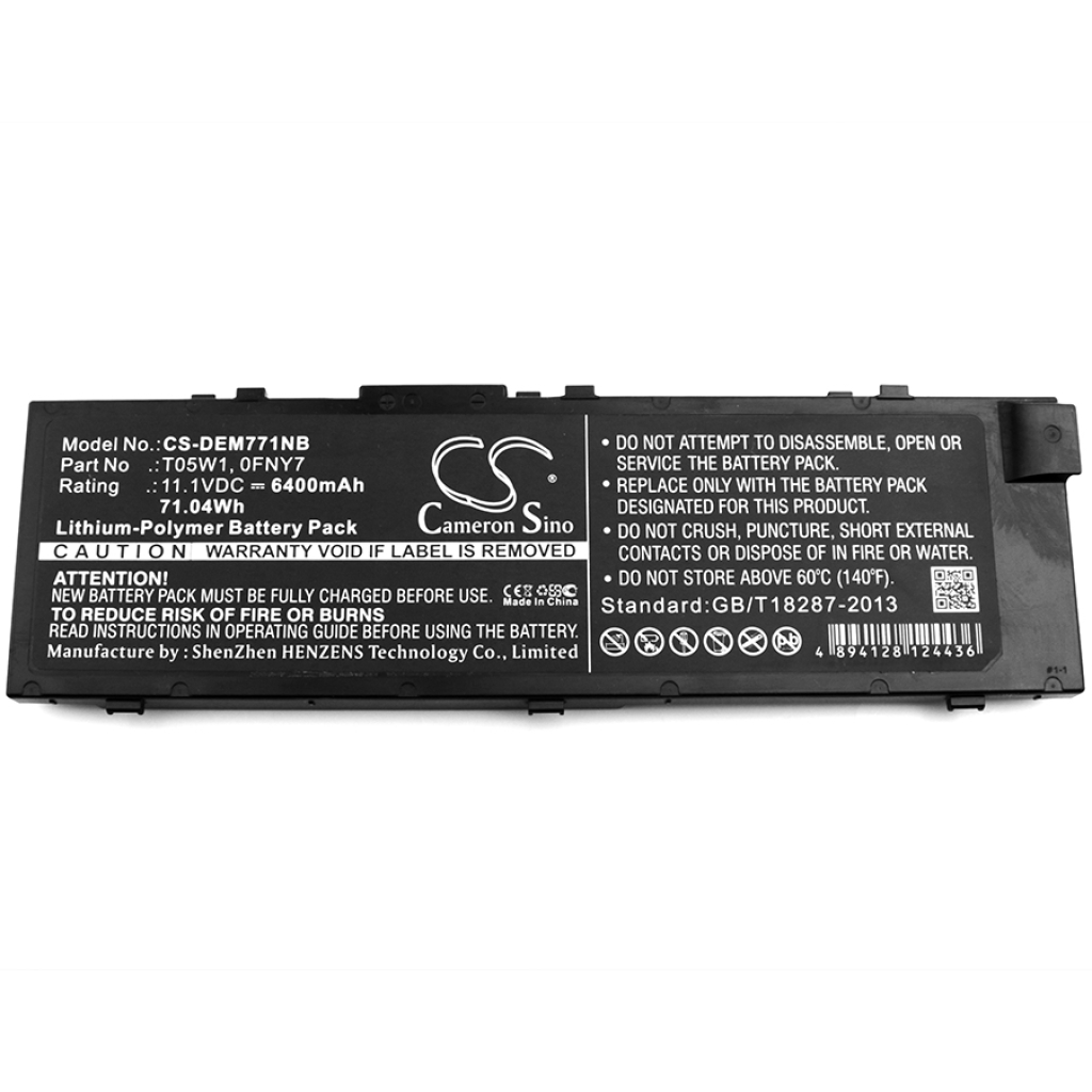 Batterie pour ordinateur portable DELL Precision M7710