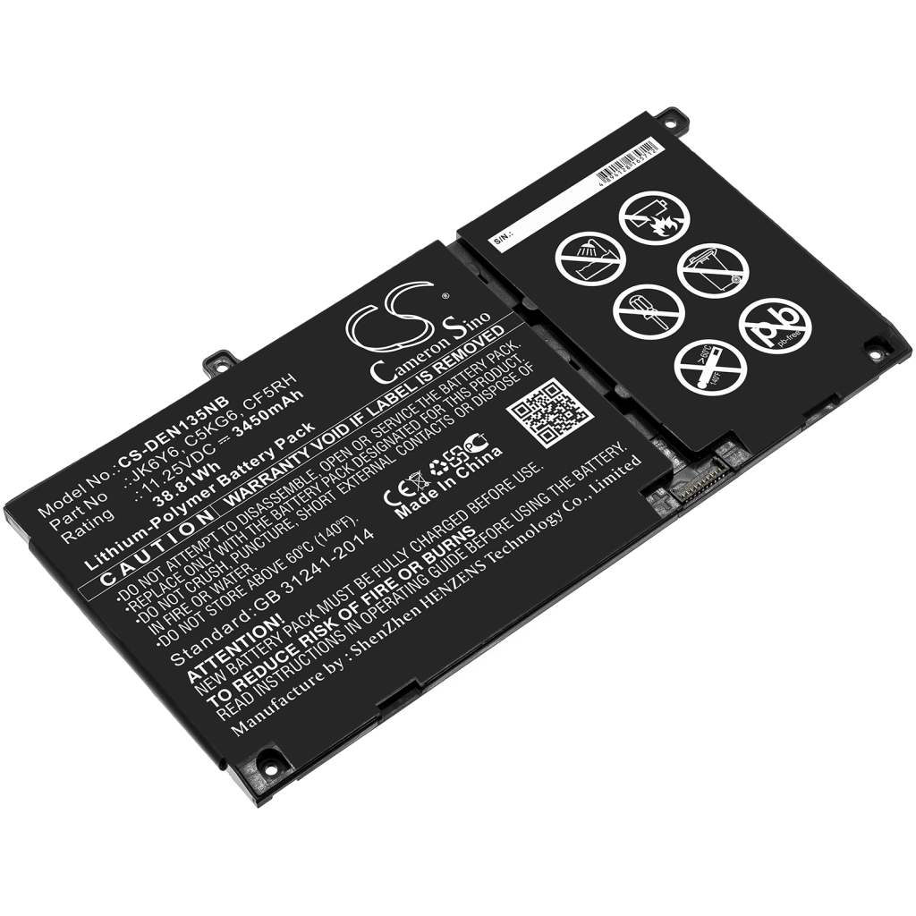 Batterie pour ordinateur portable DELL CS-DEN135NB