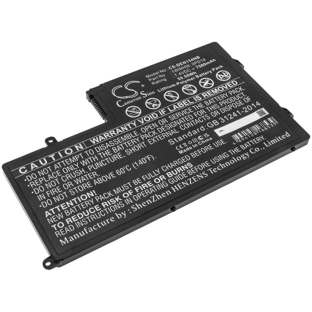 Batterie pour ordinateur portable DELL INSPIRON INS15LD-1528B