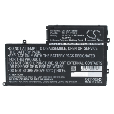 Compatible battery replacement for DELL 01V2F,01V2F6,0DFVYN,0PD19,1V2F6...