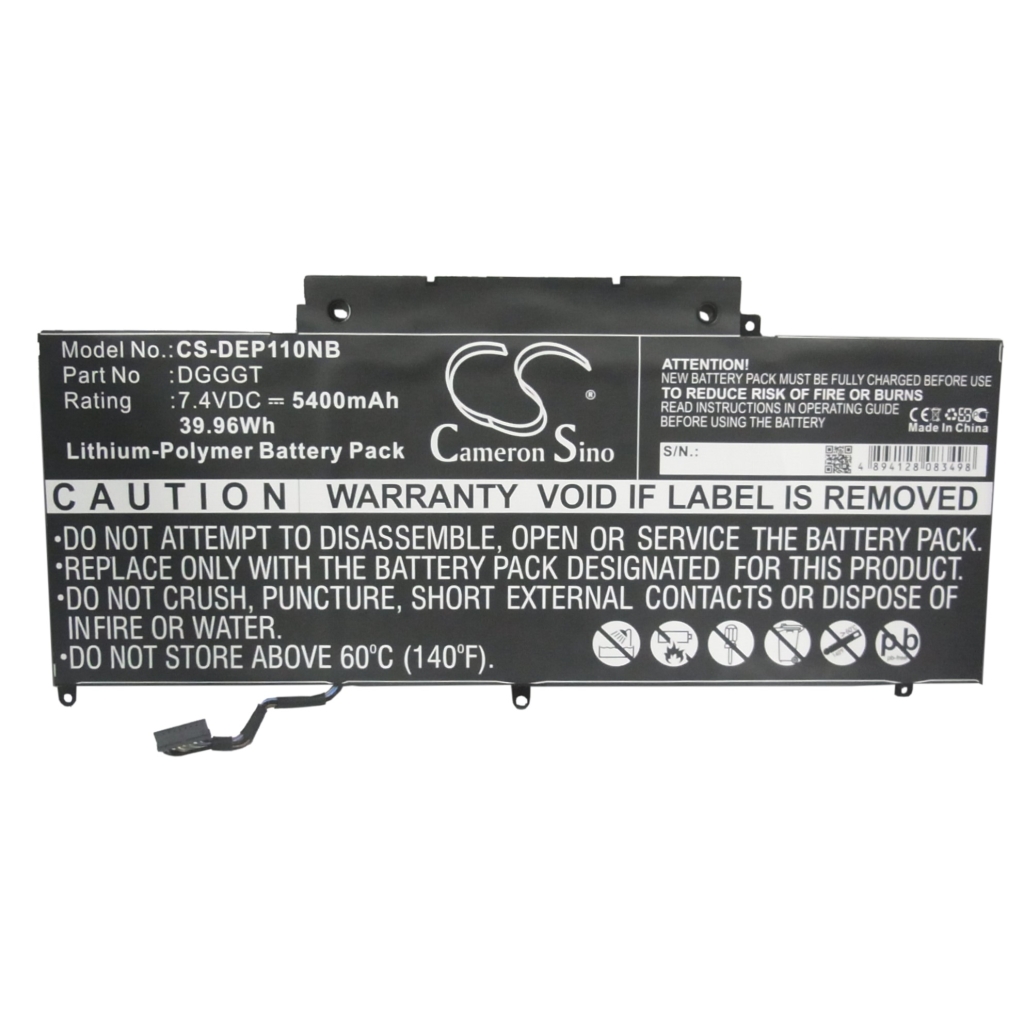 Compatible battery replacement for DELL DGGGT