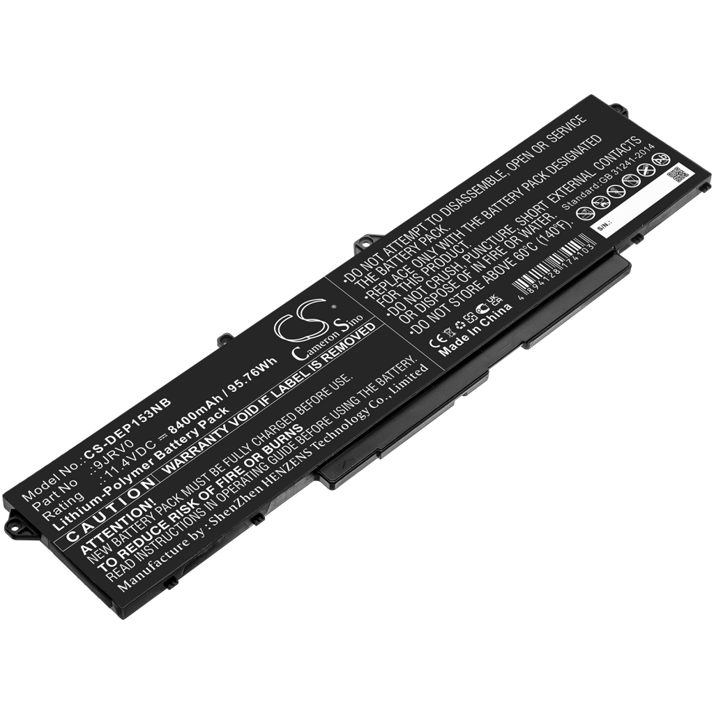 Batterie pour ordinateur portable DELL CS-DEP153NB