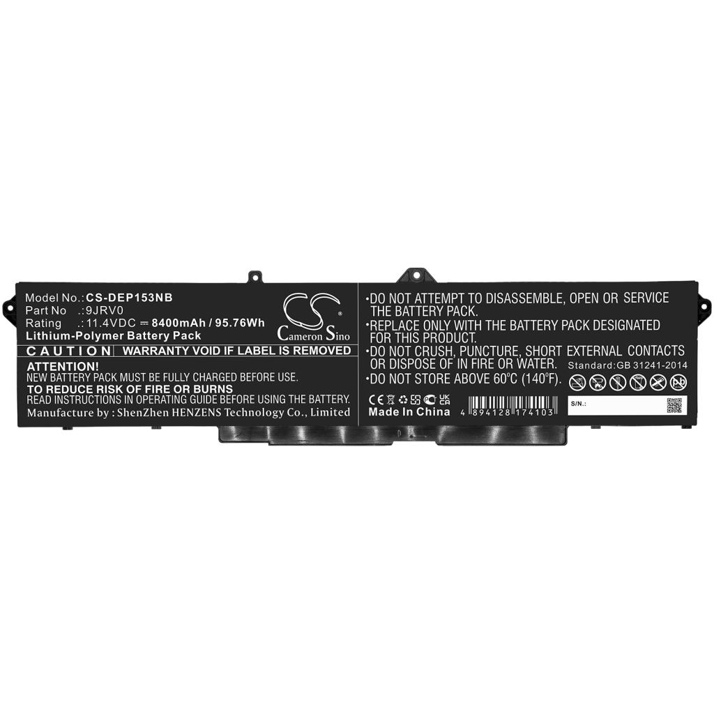 Notebook battery DELL CS-DEP153NB