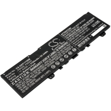 Remplacement de batterie compatible pour DELL  F62GO, RPJC3, F62G0, P87G001, 39DY5...