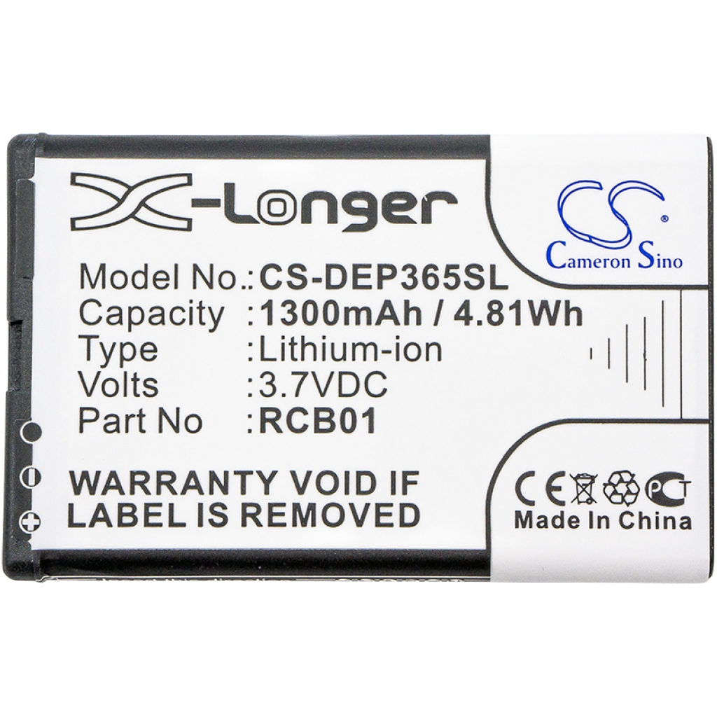 Compatible battery replacement for Doro RCB01