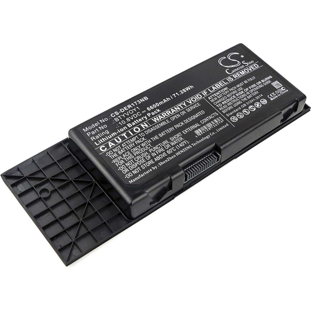 Batterie pour ordinateur portable DELL CS-DER173NB