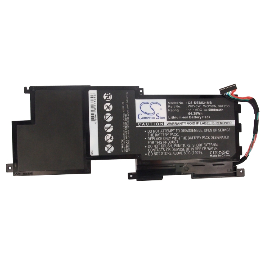 Batterie pour ordinateur portable DELL CS-DES521NB