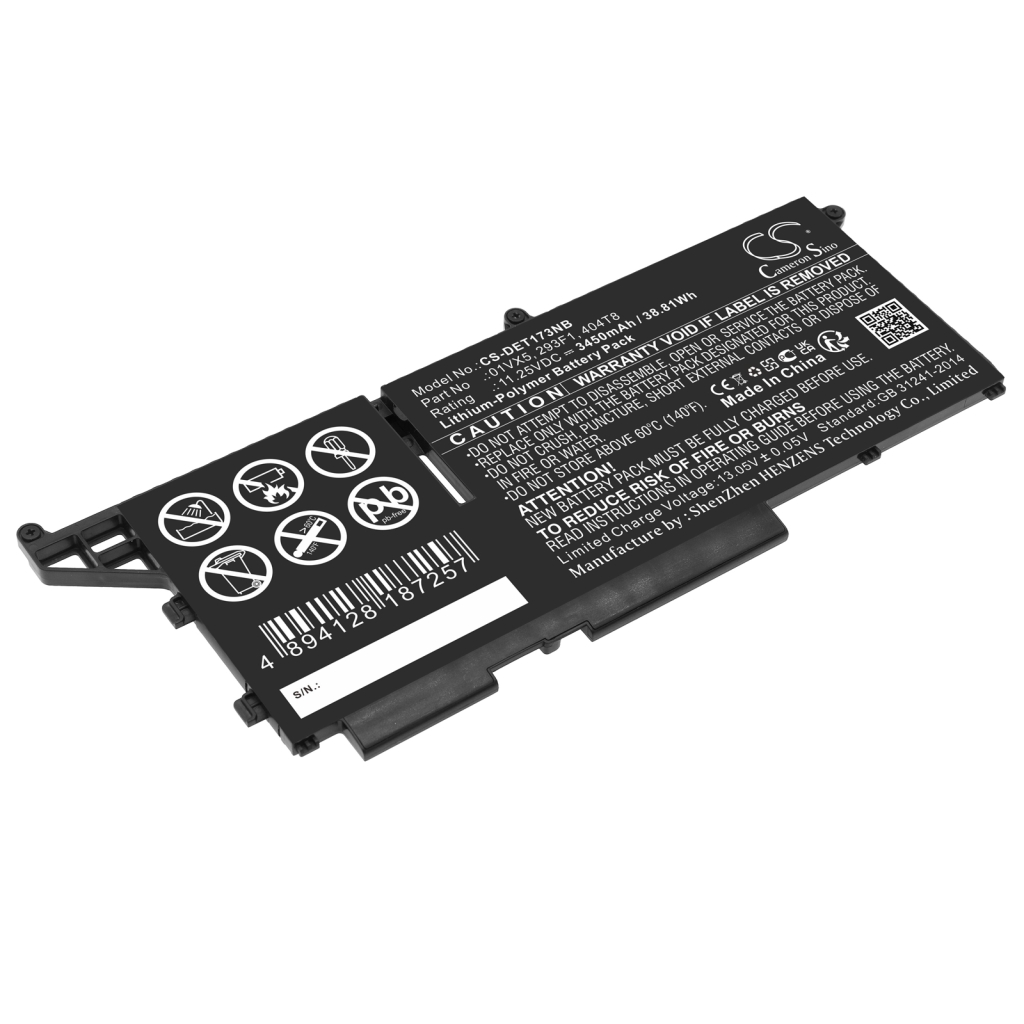 Batterie pour ordinateur portable DELL CS-DET173NB