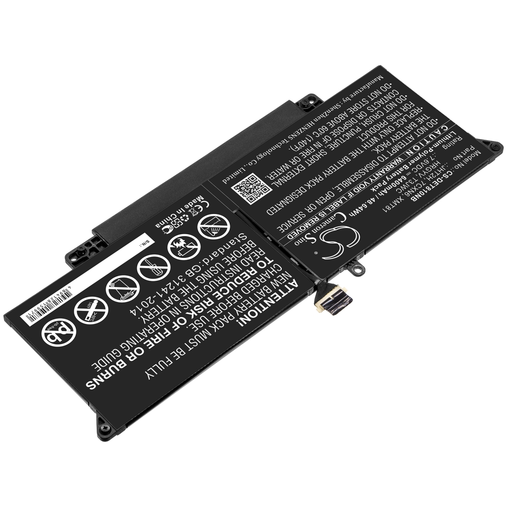 Batterie pour ordinateur portable DELL CS-DET810NB