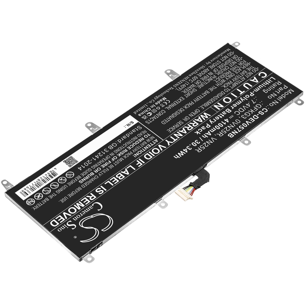 Batterie pour ordinateur portable DELL CS-DEV057NB