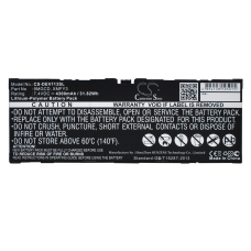 Compatible battery replacement for DELL 0T8NH4,0XMFY3,312-1453,451-BBGS,451-BBIN...