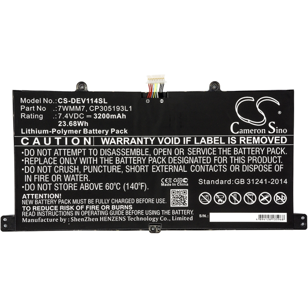 Batteries Remplace CP305193L1