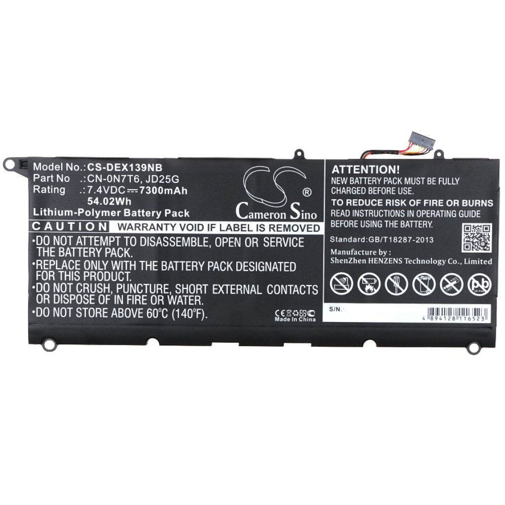 Batterie pour ordinateur portable DELL CS-DEX139NB