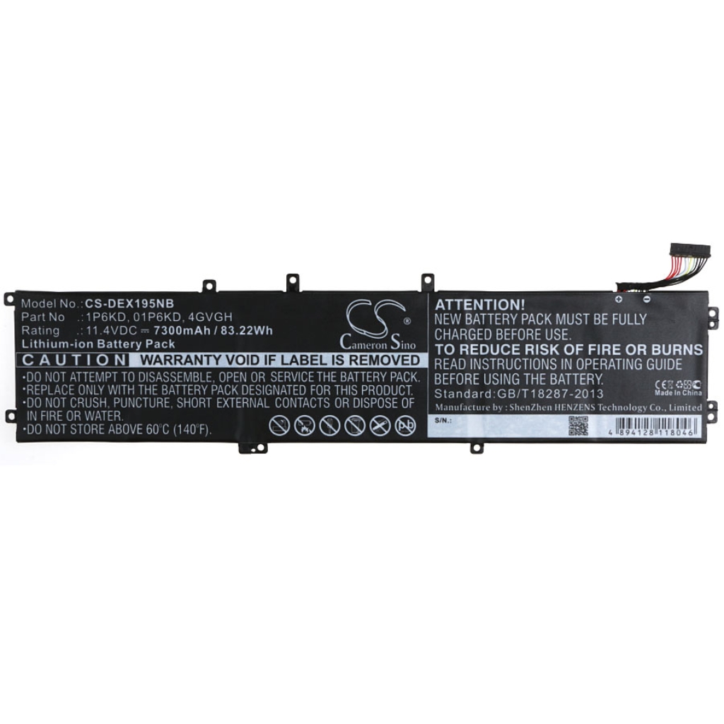 Batterie pour ordinateur portable DELL CS-DEX195NB