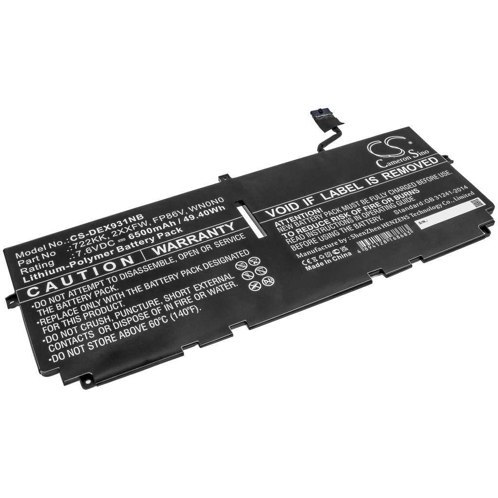 Battery Replaces 2XXFW