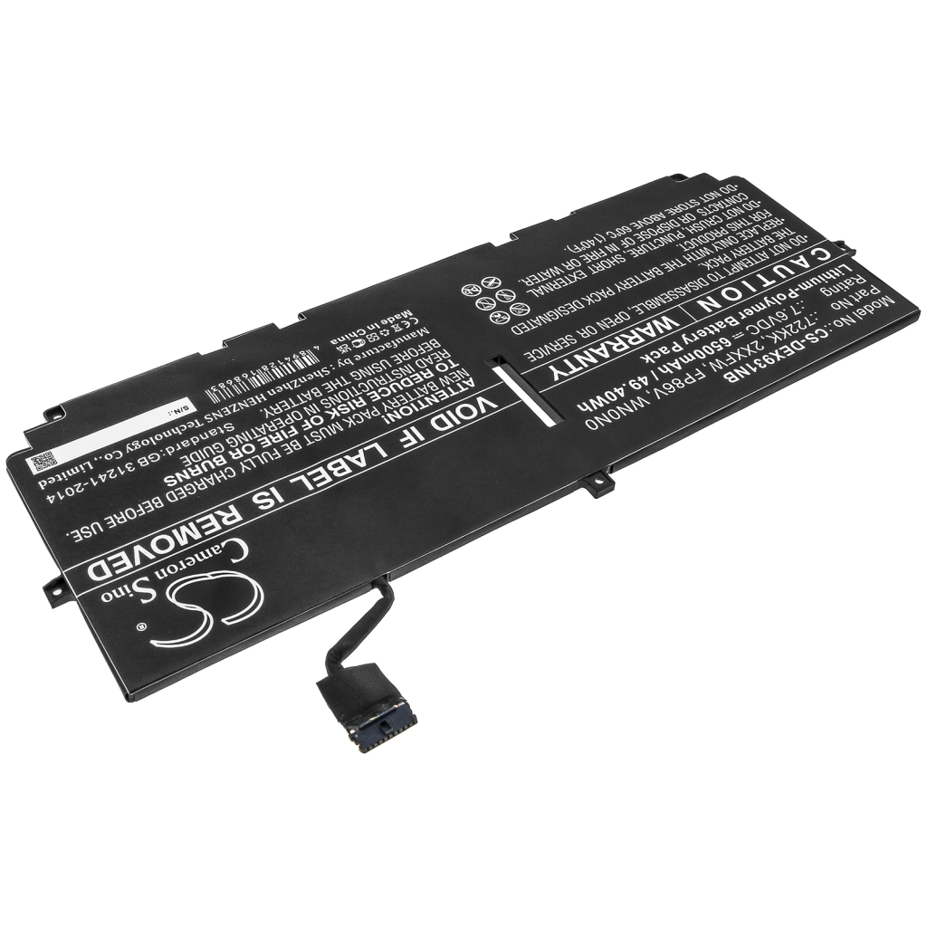 Batterie pour ordinateur portable DELL XPS 13 9380