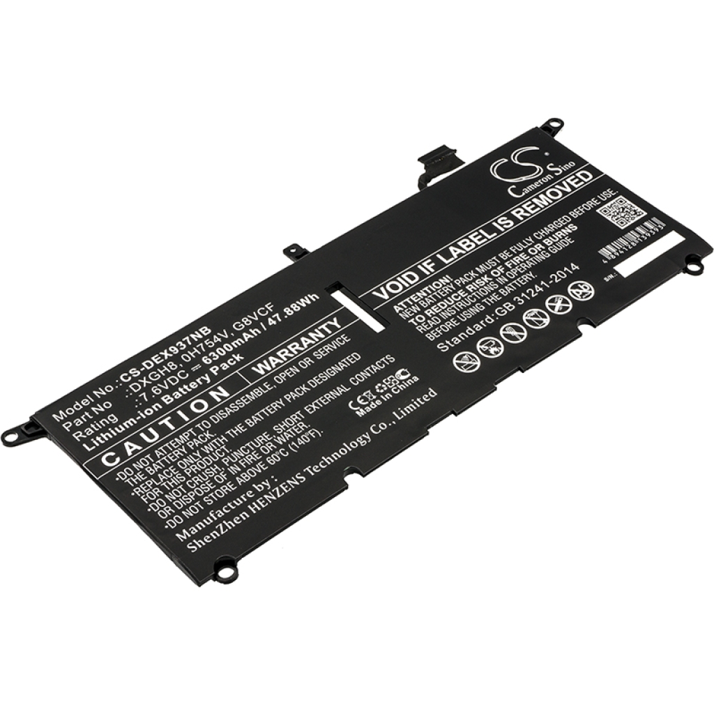 Batterie pour ordinateur portable DELL CS-DEX937NB