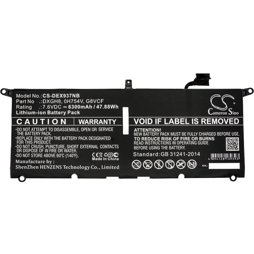 Batterie pour ordinateur portable DELL XPS 13 9370