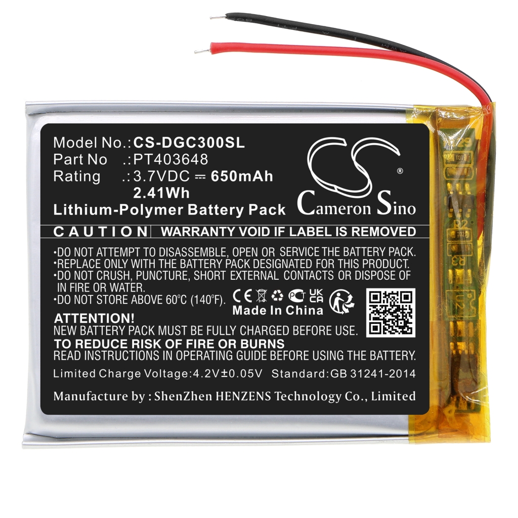 Compatible battery replacement for Denon PT403648