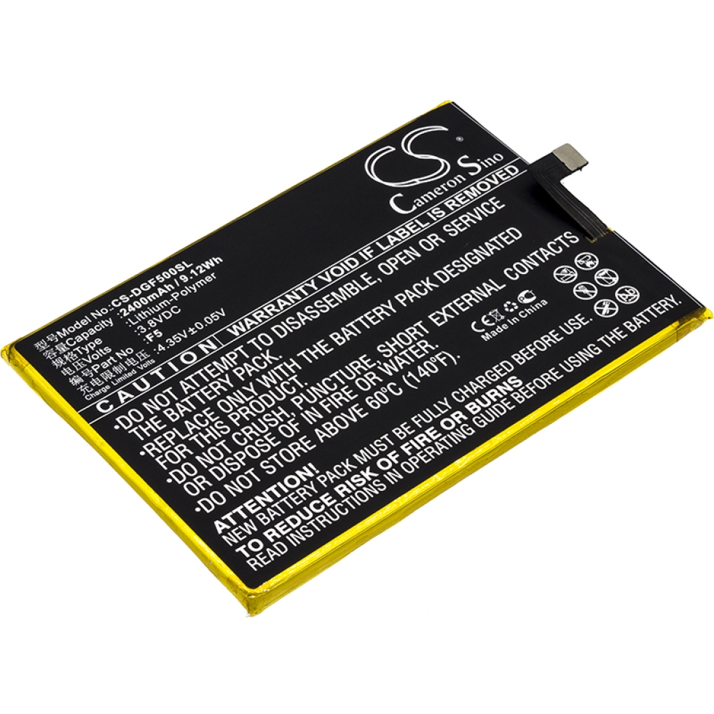 Compatible battery replacement for Doogee 