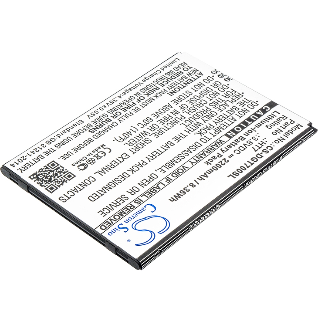 Compatible battery replacement for Doogee HT7