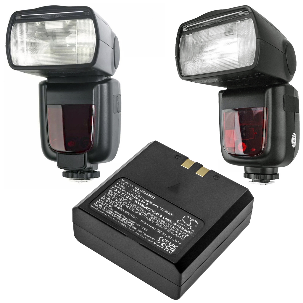 Batterie de l'appareil photo Flashpoint CS-DGX850SL