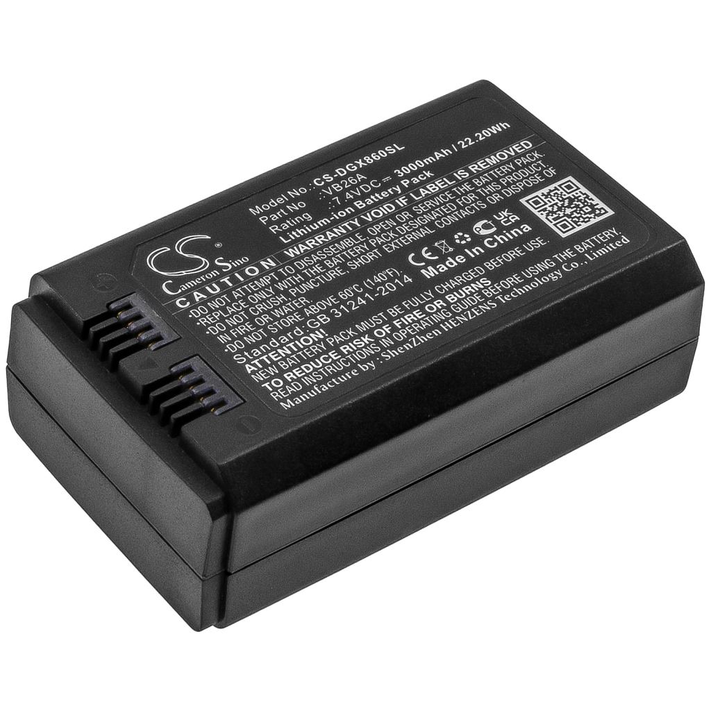 Batterie de l'appareil photo Godox CS-DGX860SL