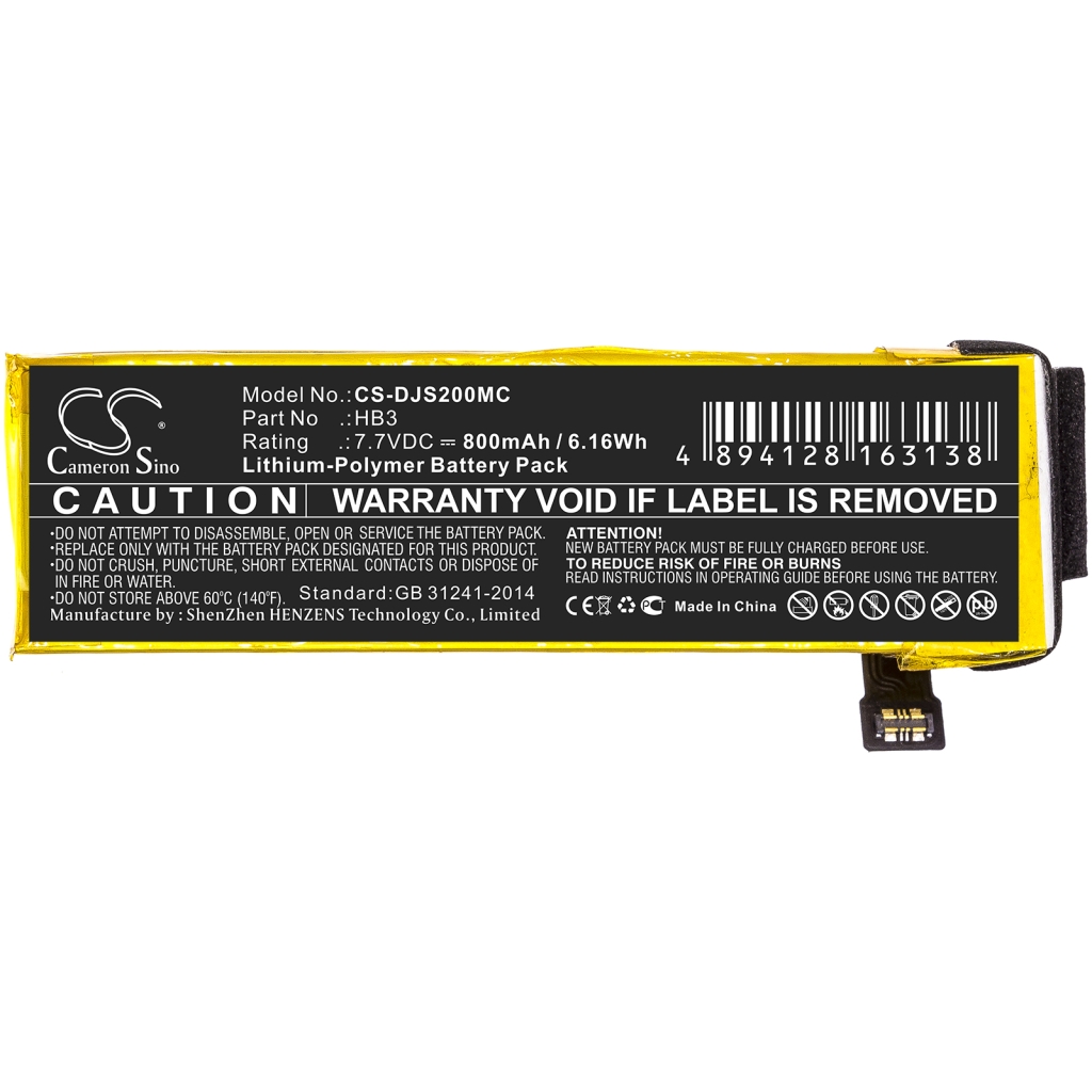 Compatible battery replacement for Dji HB3