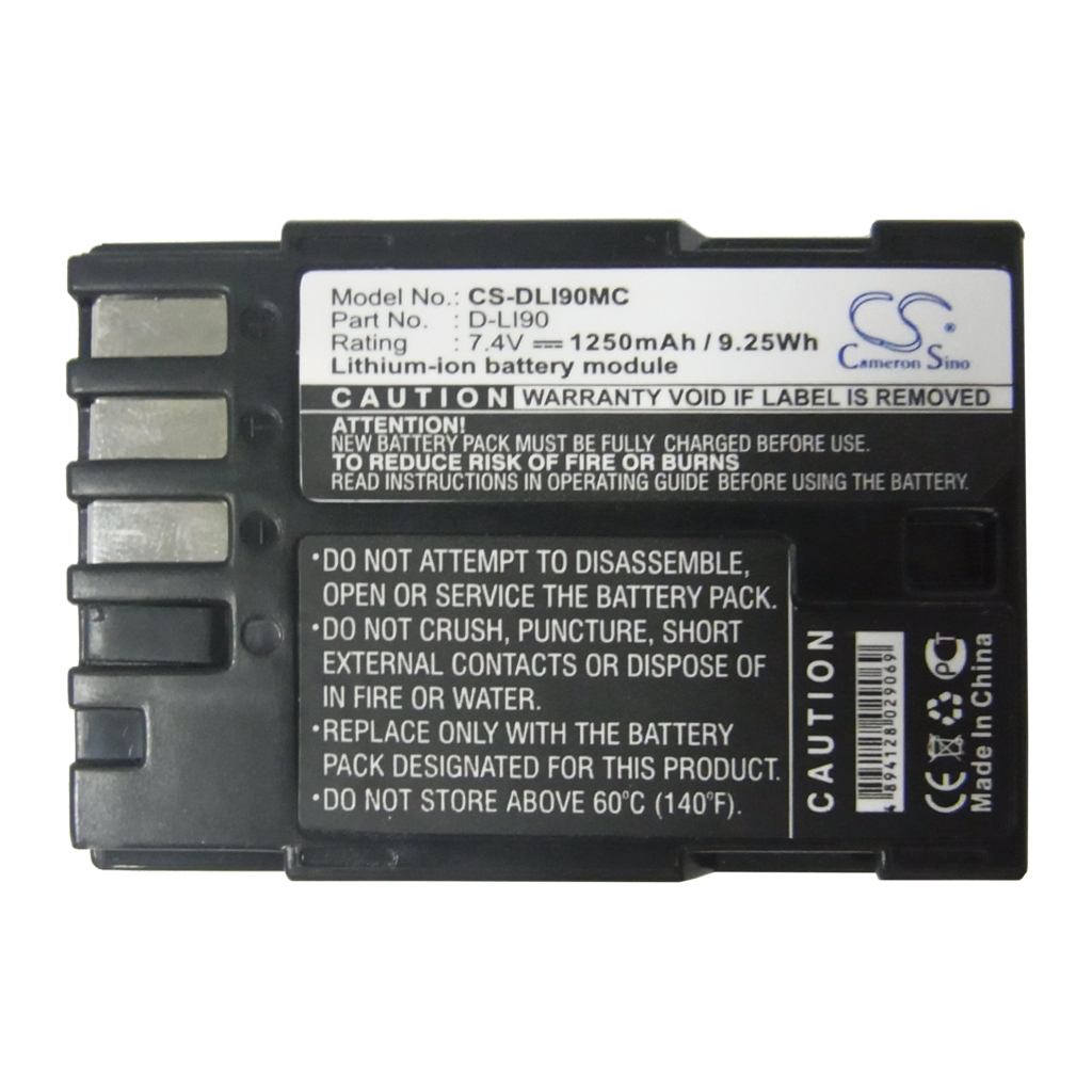 Battery Replaces D-LI90