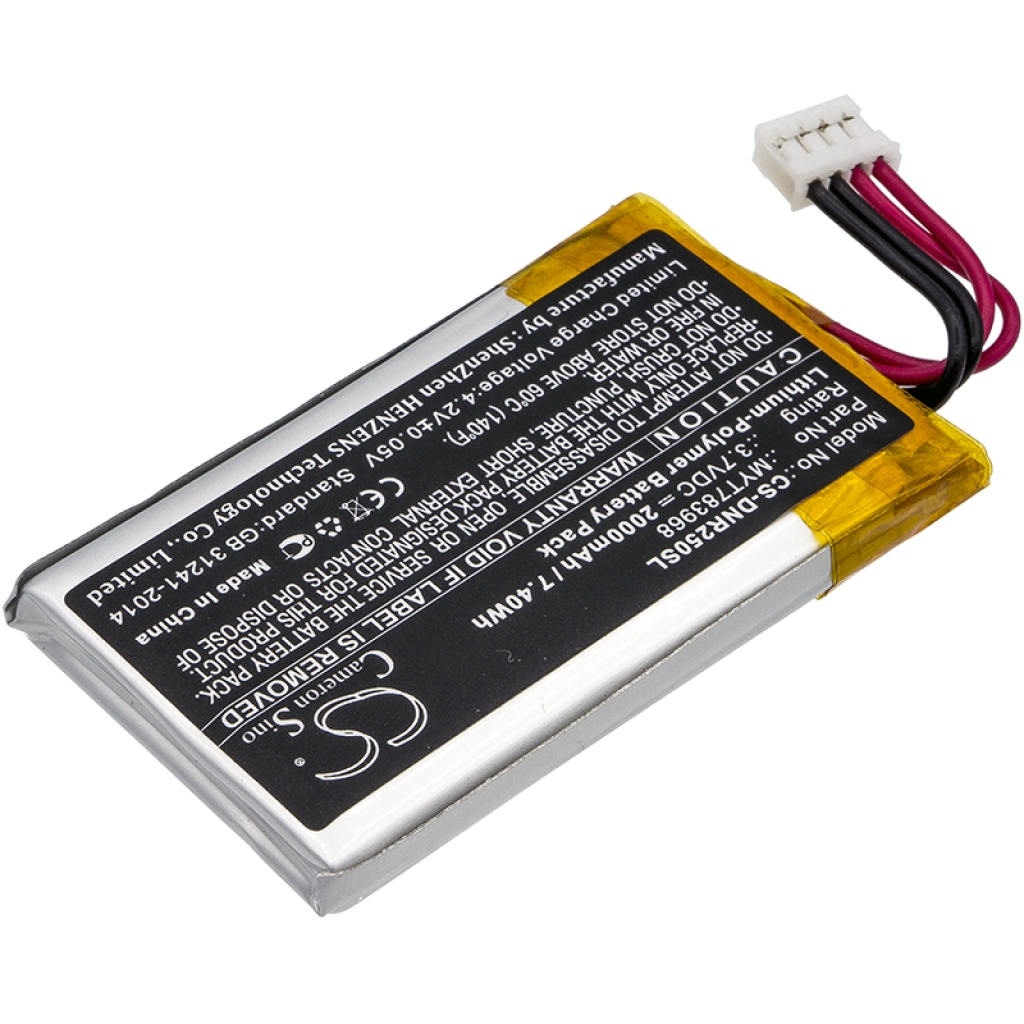 Compatible battery replacement for Delorme MYT783968