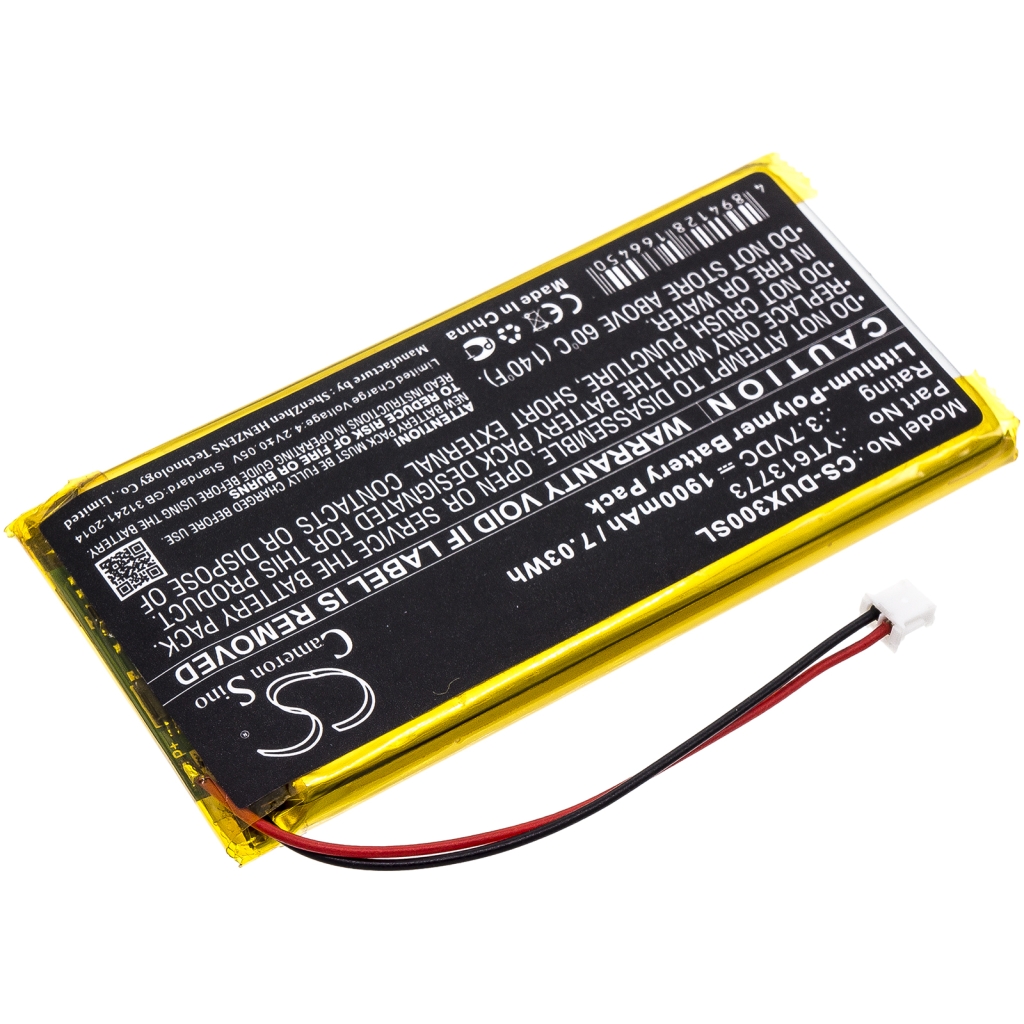 Compatible battery replacement for Xduoo YT613773