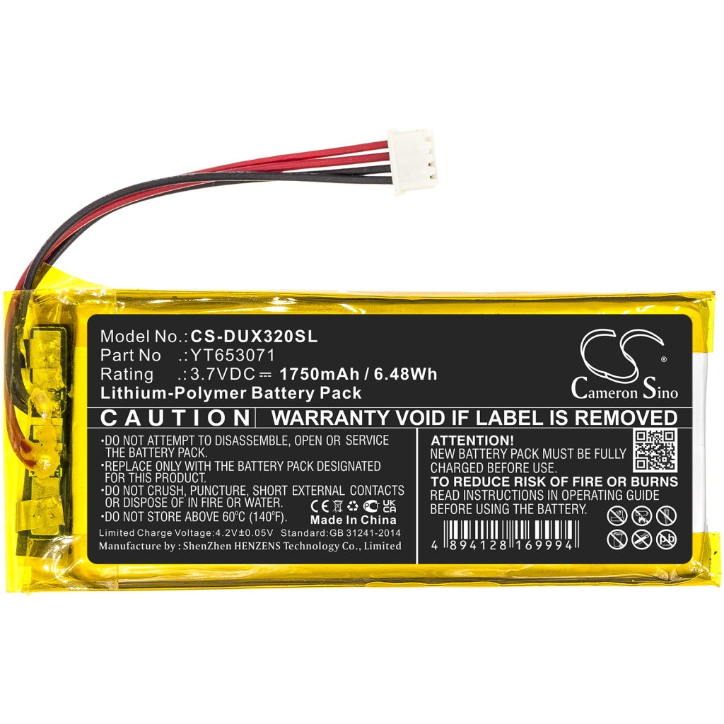 MP3, MP4, PMP Battery Xduoo CS-DUX320SL