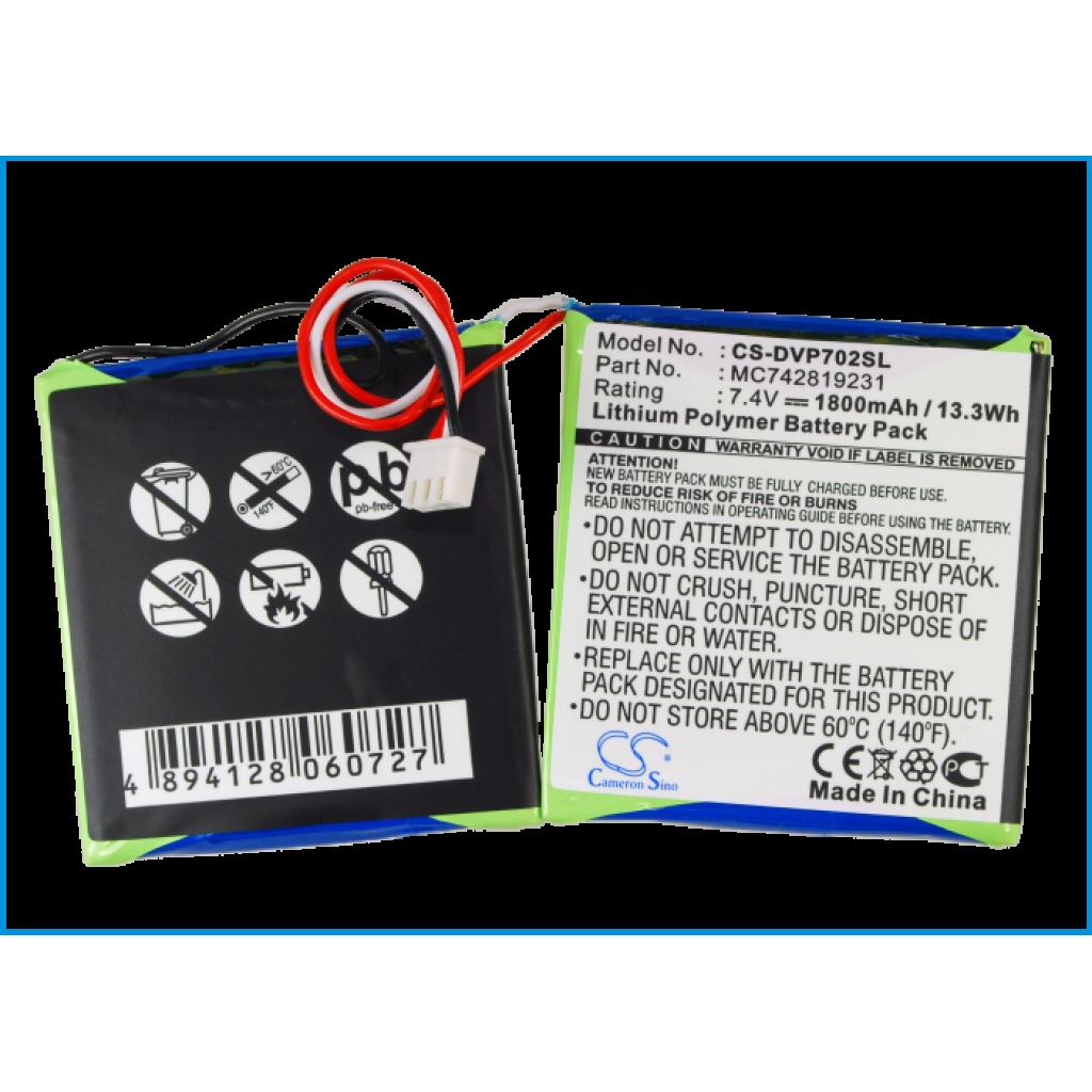 Compatible battery replacement for DUAL MC742819231