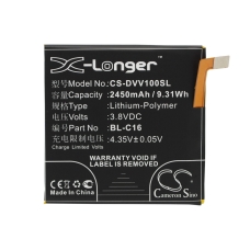 Remplacement de batterie compatible pour DOOV BL-C16