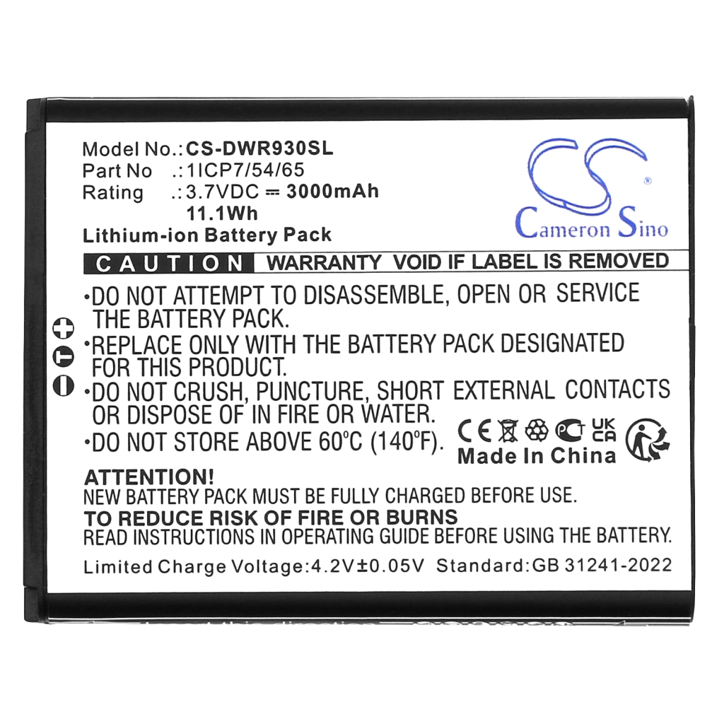 Battery Replaces 1ICP7/54/65