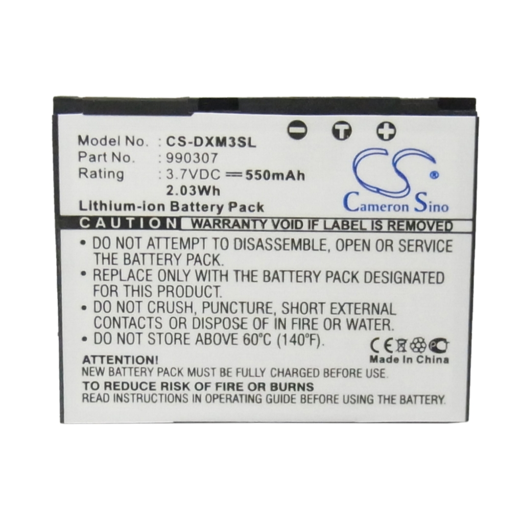 Compatible battery replacement for Delphi 990307