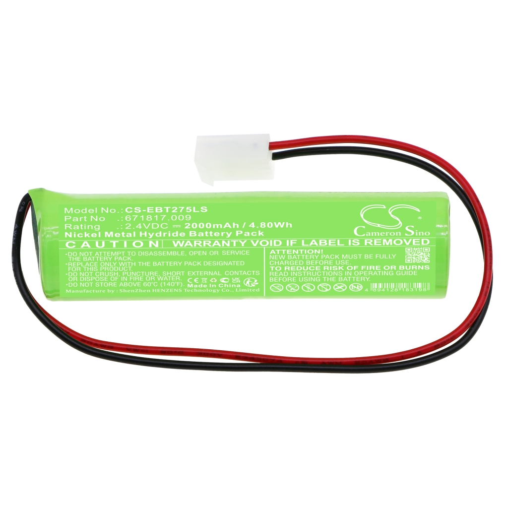 Compatible battery replacement for Elubat 671817.009