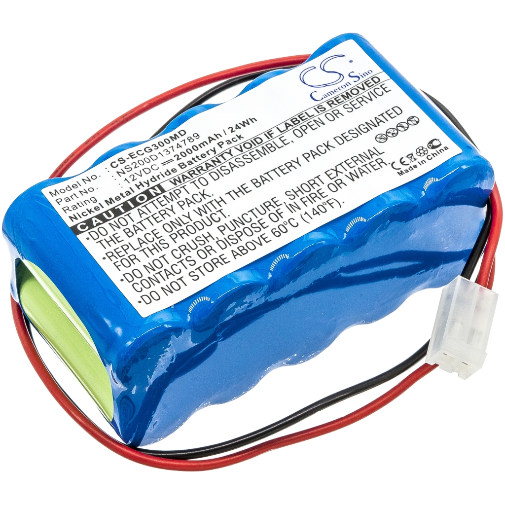 Compatible battery replacement for Cardipia NS200D1374789