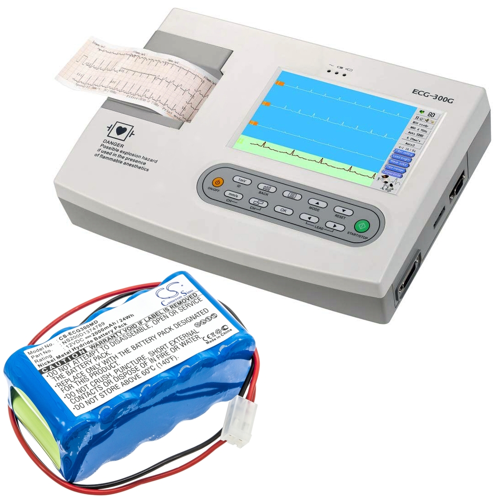 Batterie médicale Cardipia CS-ECG300MD